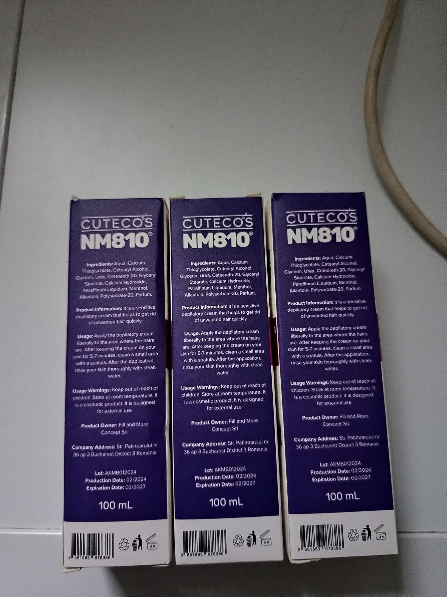 NM810 crema pt epilat