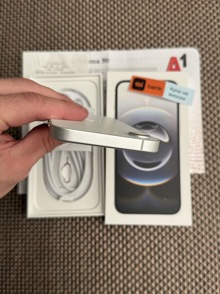 ‼️Нов•iphone 16е ЛИЗИНГ 40лв/м айфон White 16е
