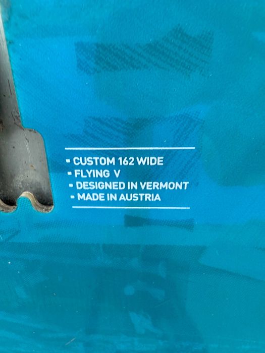 placa snowboard burton custom wide L162cm