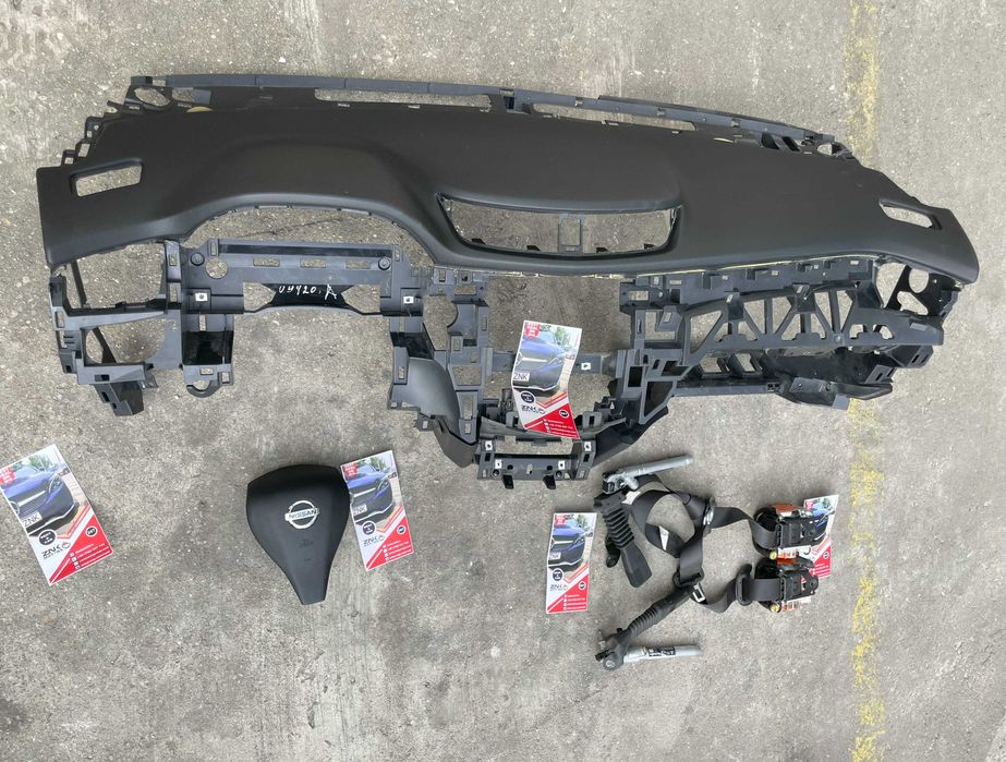 Nissan Qashai J11 kit airbag volan pasager plansa de bord - centuri