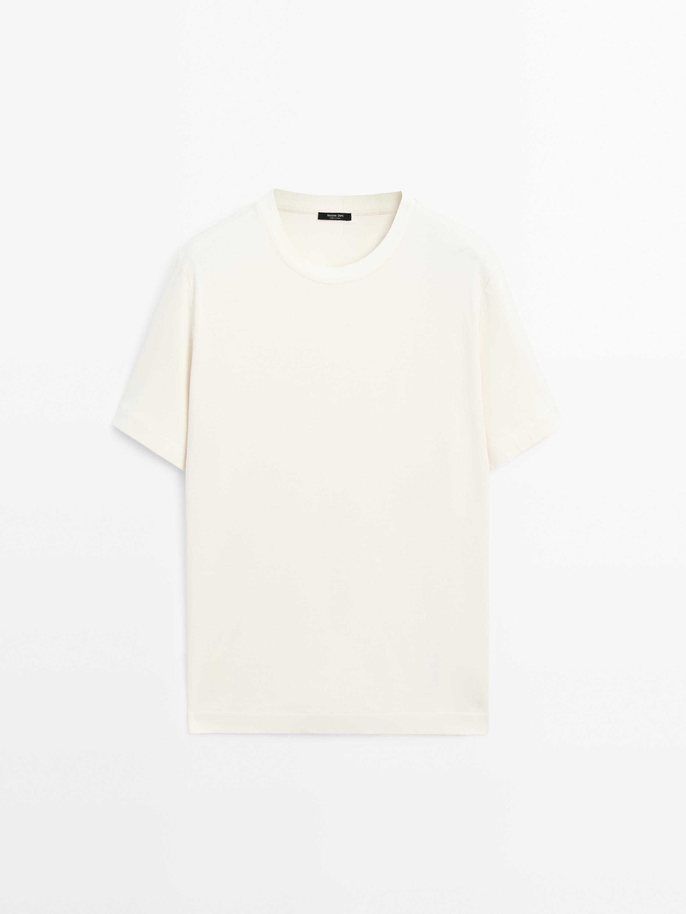 Памучна тениска Massimo Dutti - L