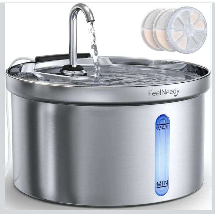 Фонтан за вода за домашни любимци FeelNeedy 3,5 литра