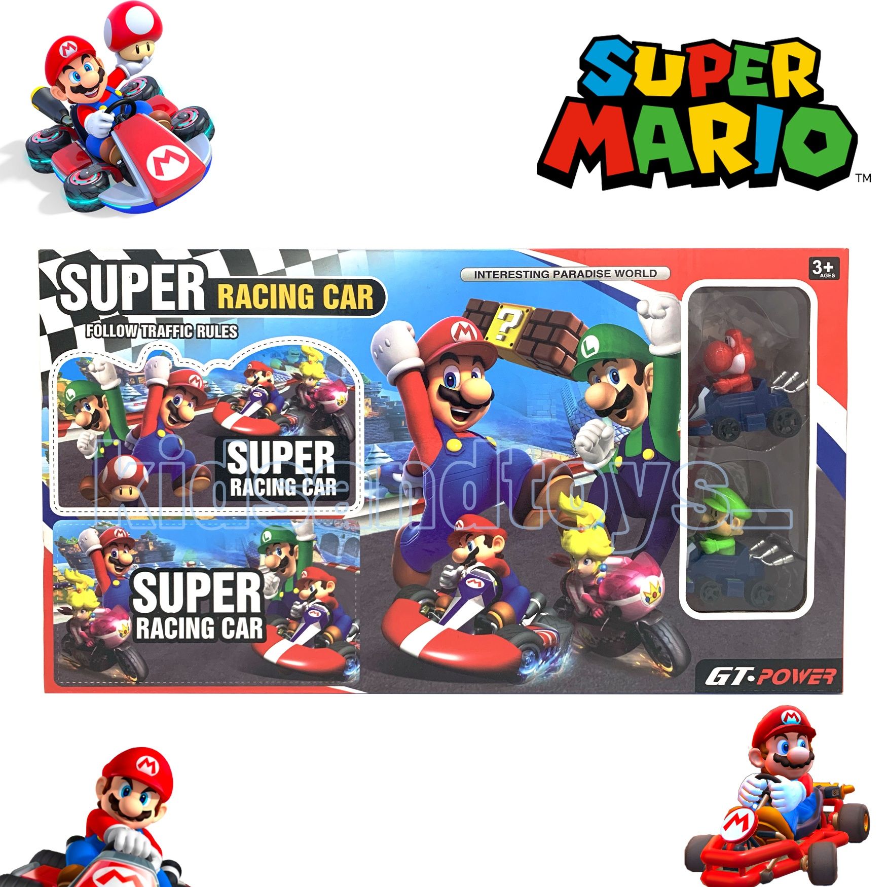 Супер Марио писта с  2 коли/Super mario/Попит игра машина