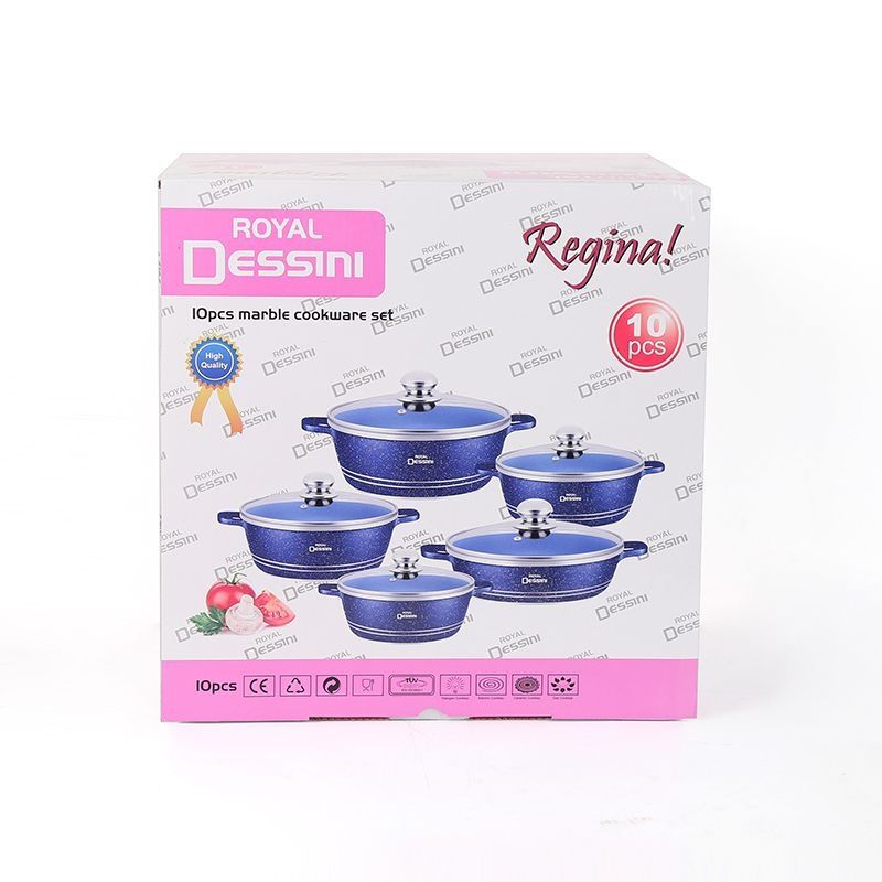 Royal dessini qozonlari, набор посуды, кастрюли и сковорода