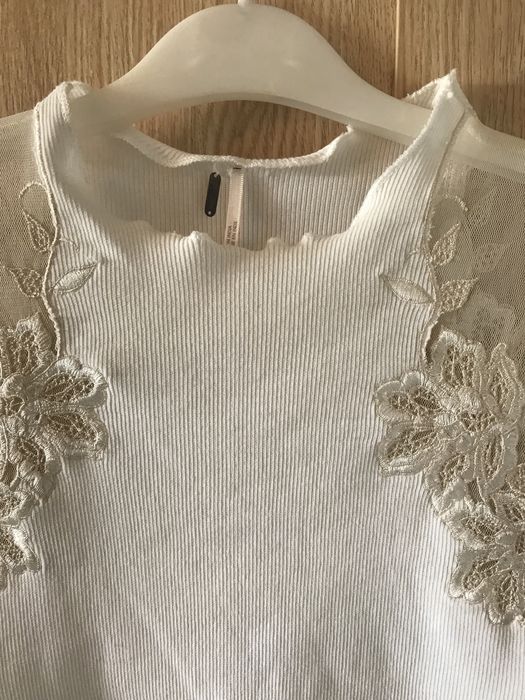 Top ivory Free People M