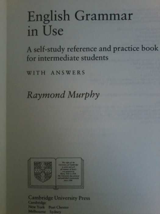 Raymond Murphy - English grammar in use. With answers edition.