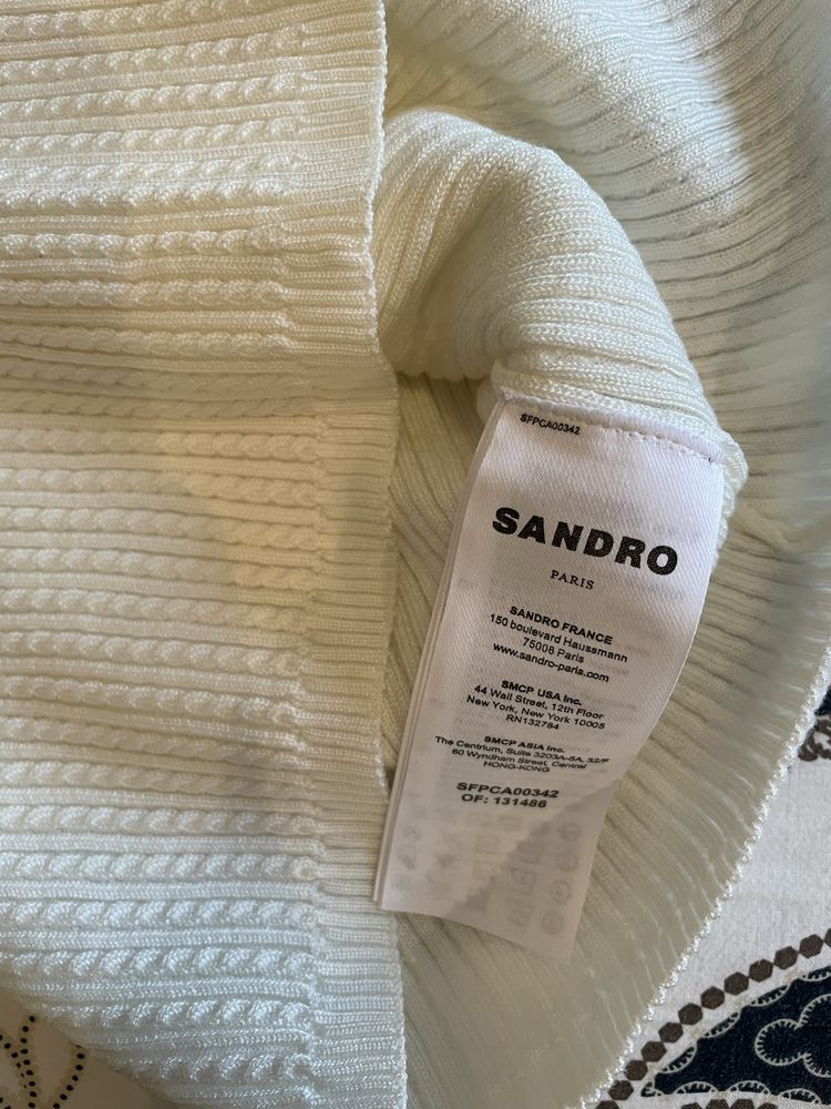 Sandro пуловер поло