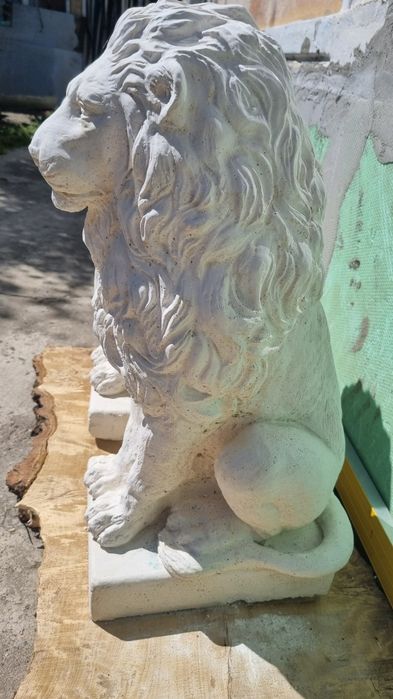 Leu din marmura ciment beton lei statuie gard