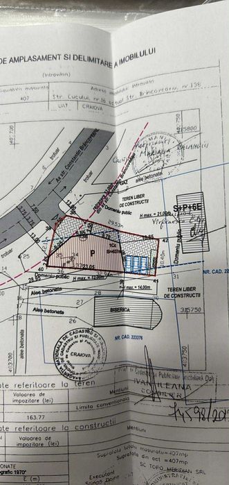 Teren pentru investiții,Parc Cornitoiu,26 m.l.stradal,Bdul Brâncoveanu