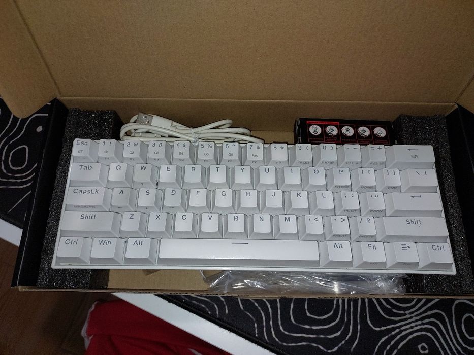 Tastatura Gaming Redragon Draconic K530W pro white