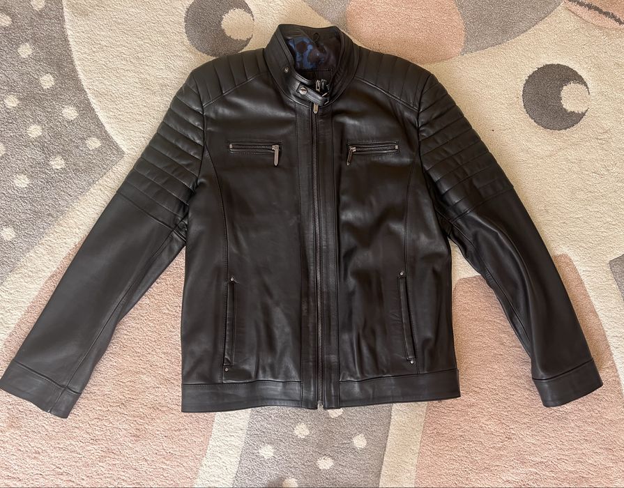 Мъжко яке от естествена кога Philipp Plein