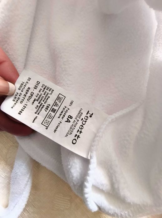 Топ с прегръщане и дълги ръкави 8 години и пола Repetto