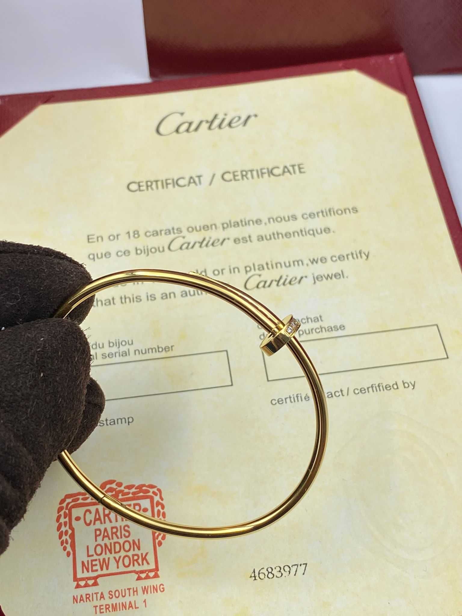 Cartier Juste un Clou 15 aur 750 cu diamante
