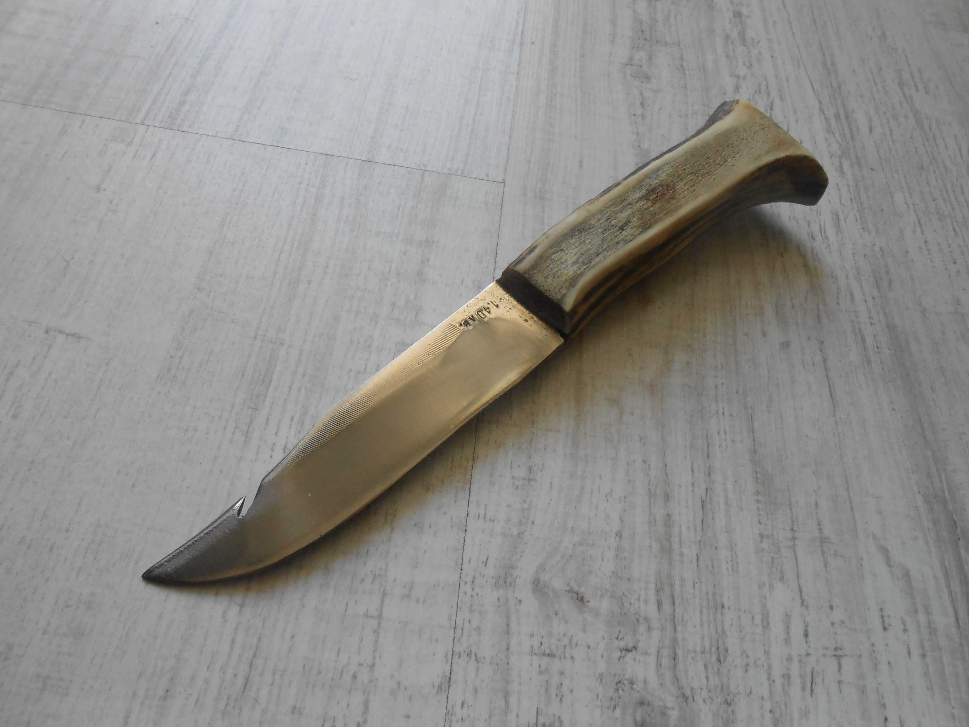 ЛОТ от 3 бр. стари ножове с дръжки от РОГ ! ловен стар нож ножка ножче