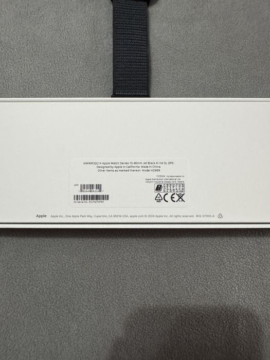 Apple Watch seria 10 46 mm Jet Black