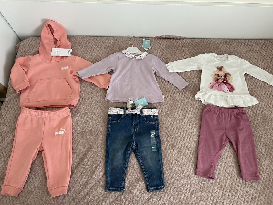 Дрехи за момиче 6-9м. Mayoral, Obaibi,Puma, H&M