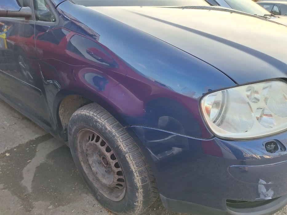Aripa fata dreapta VOLKSWAGEN TOURAN 1T1 2003 - 2006 ,  albastru LB5N