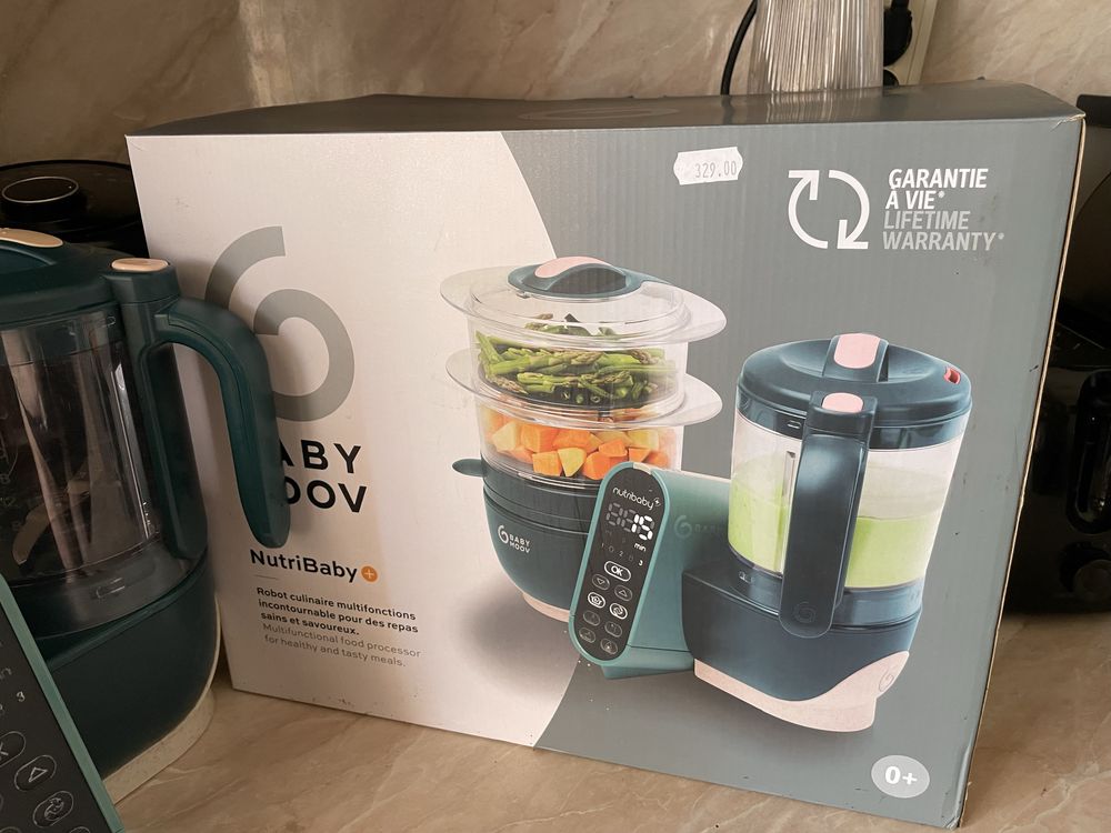 Babymoov Nutribaby Plus Уред за готвене 5 in 1, Зелен