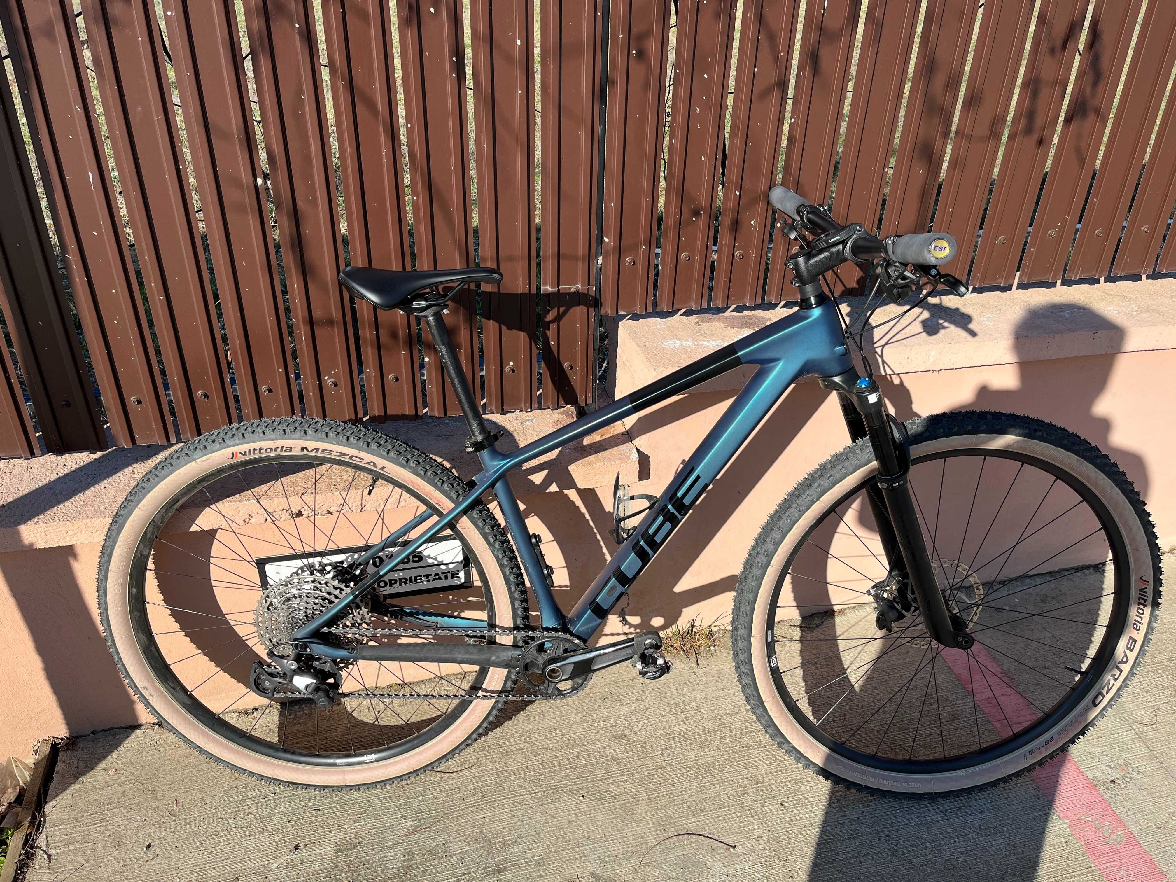 Bicicleta MTB Cube Reaction C:62 Race BLUEHAZE BLACK (M 17")