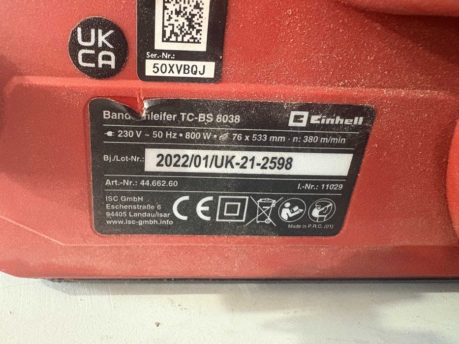 Лентов шлайф - Einhel 800W