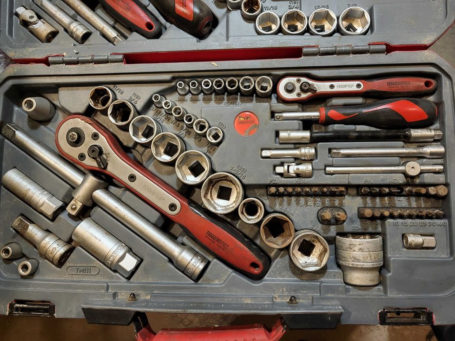 Гедоре Teng Tools TM111, 111 части, Метрични и Инчови