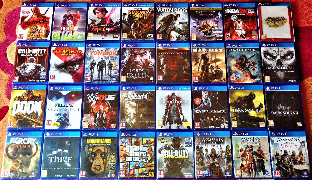 Нови ps3 ps4 Minecraft NBA WWE GTA Just Dance Duty God War Far Cry