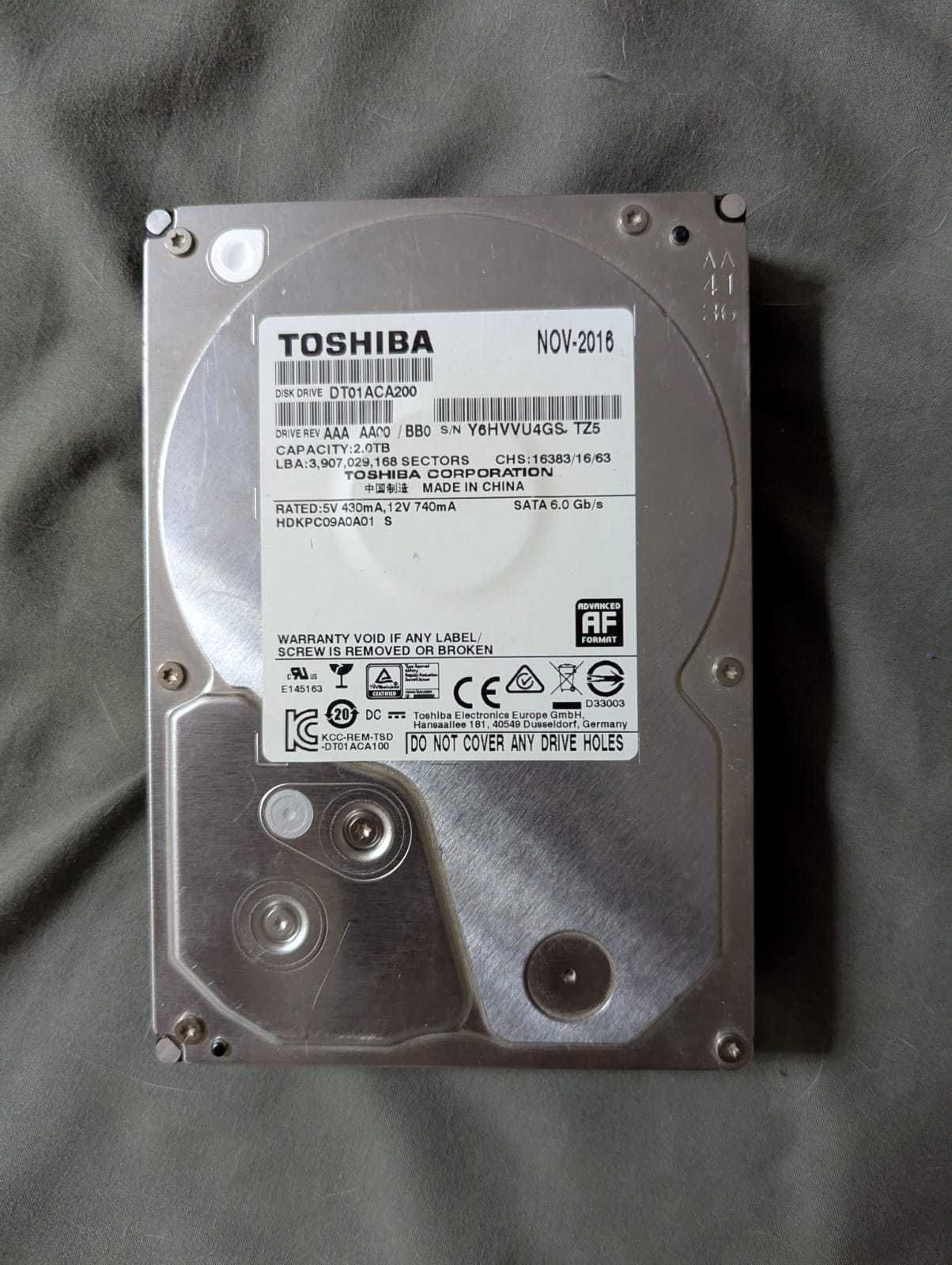 Жесткий диск Toshiba 2 TB