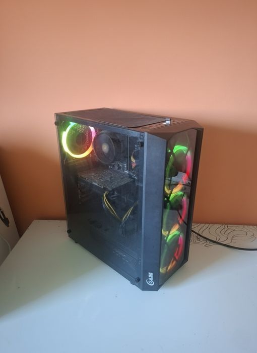 Настолен геймърски компютър - Ryzen 5 1600X/ Gtx 1060 3GB/ 16GB Ram