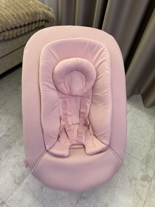 Бебе Шезлонг Cybex LEMO Bouncer Pink ГАРАНЦИЯ ДО 05.2026г.