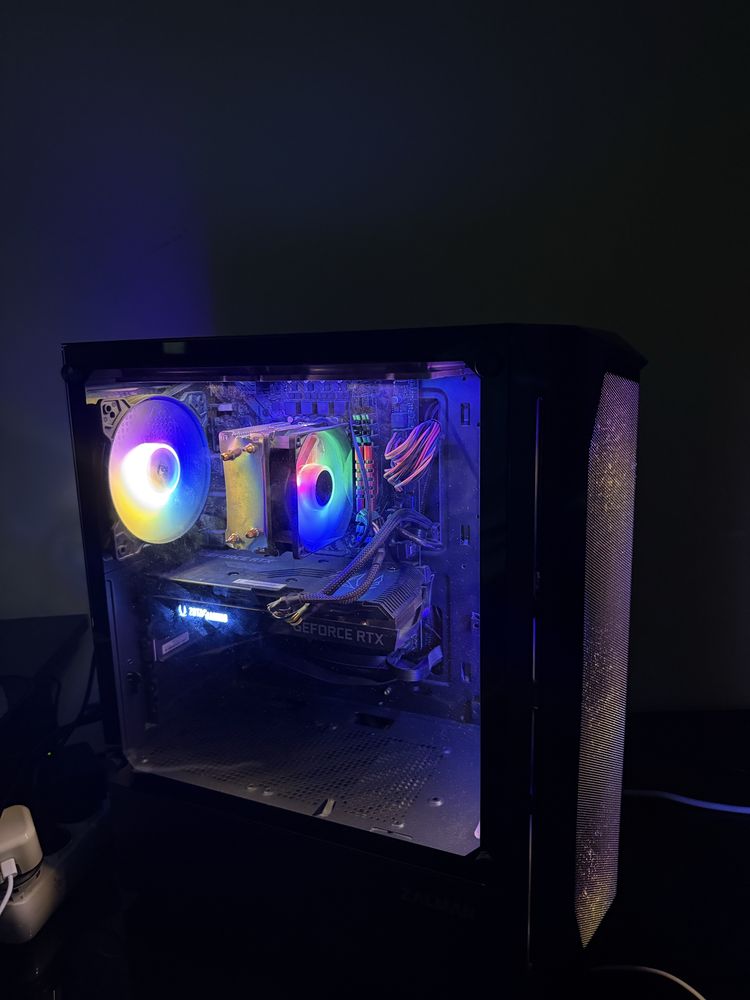 Gaming Komputer 3060Ti + 12400f komplekt monitor klaviatura mishka