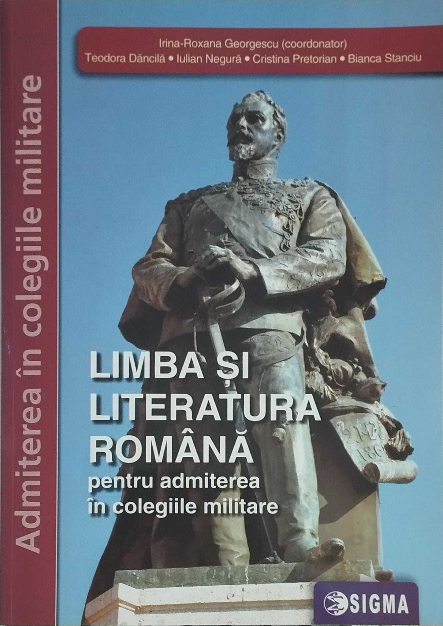 Carti teste pentru admiterea in colegiile militare