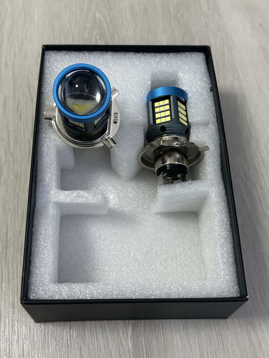 Led H4 cu lupa puternice 180w / 18000Lm / 12V / 24V