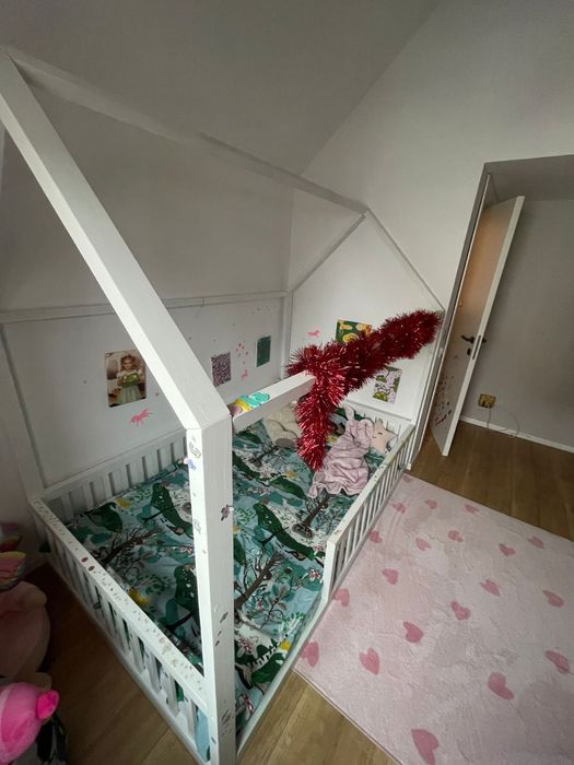 Vand Pat Montessori cu saltea inclusa