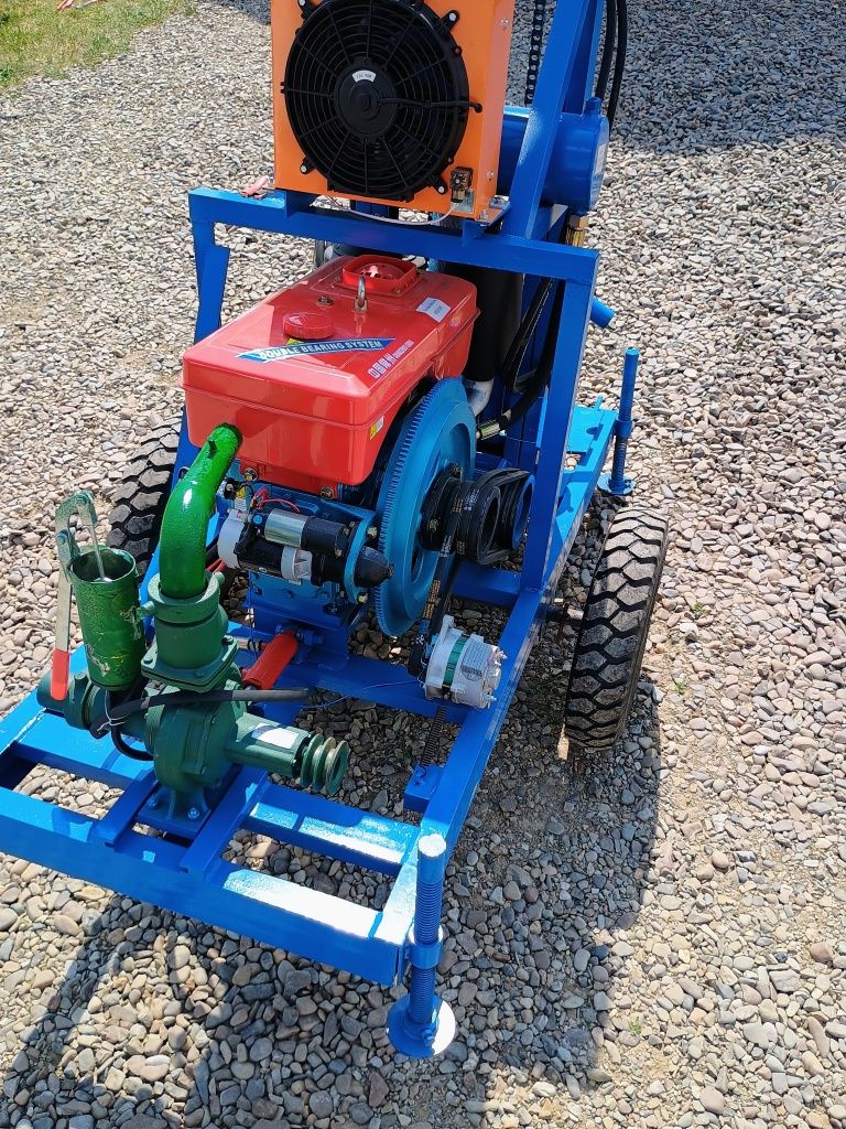 Utilaj de forat ,foraj,mașina de forat puțuri de apa,hidraulic,put apa