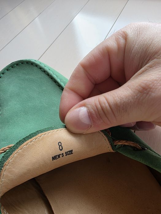 Tod’s мъжки Gommino шофьорски обувки от естествен велур – зелени, разм