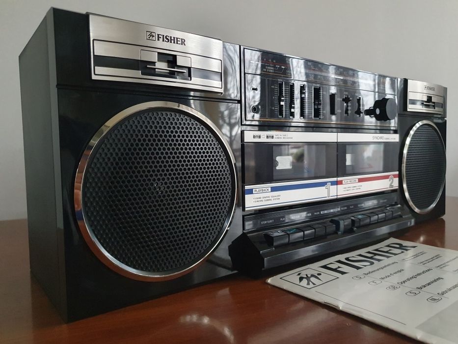 Radiocasetofon Fisher Impecabil pentru colectionari