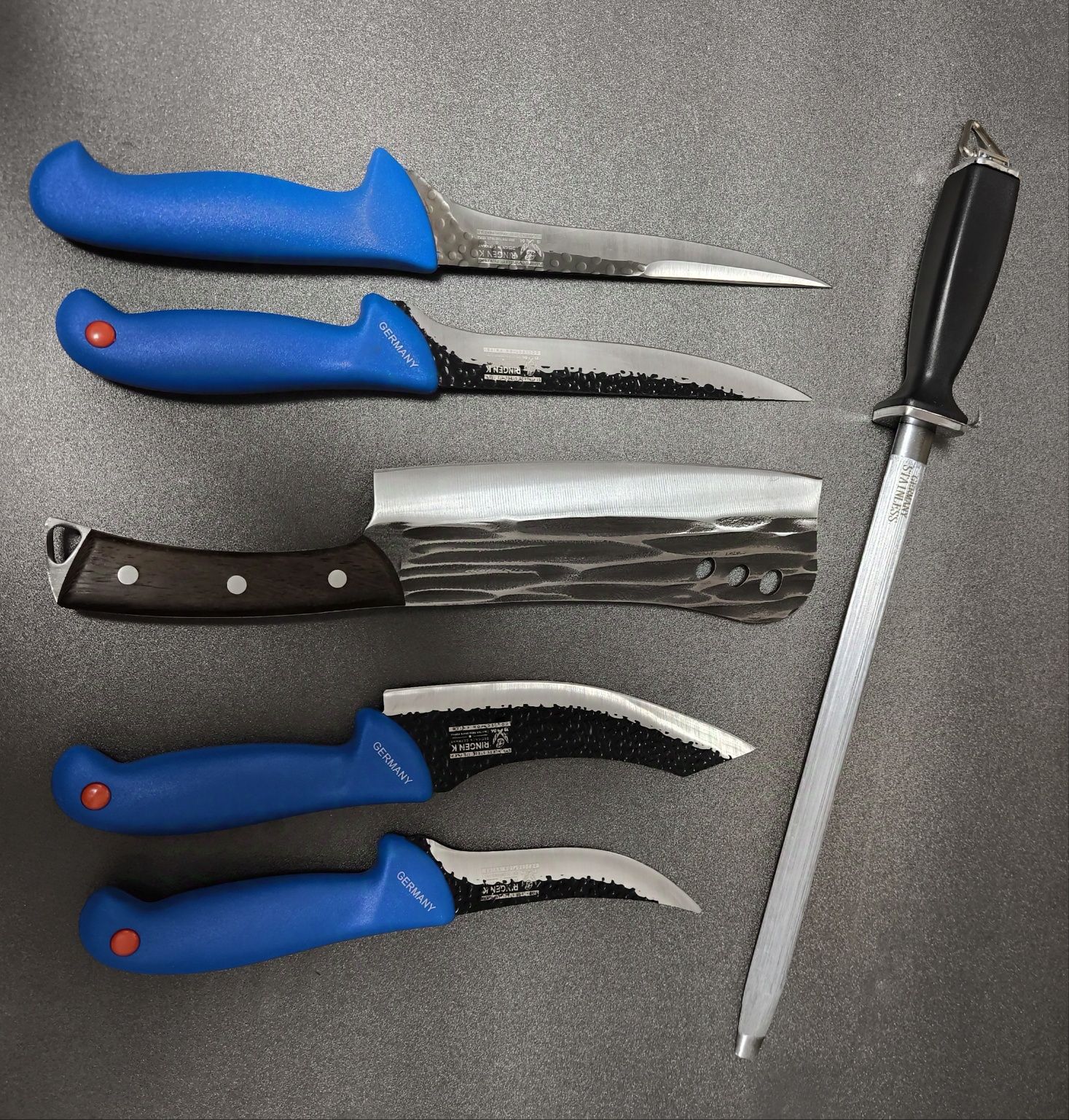 SET Cutite Macelarie Blue Edition 6 Piese