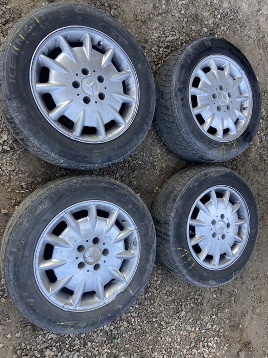 Комплект оригинальные диски мерседес 210 лупарик р16.