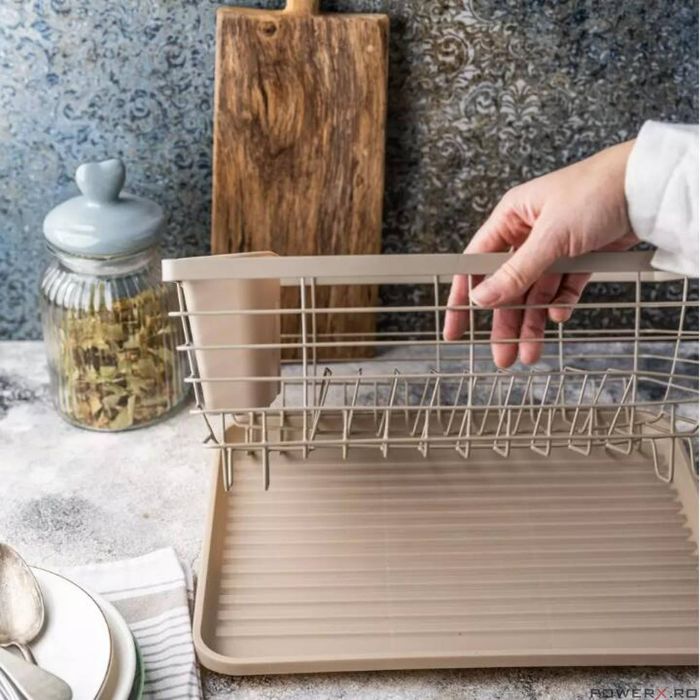 Suport pentru vase, bej, 30x36x14,5 cm, Kinghoff