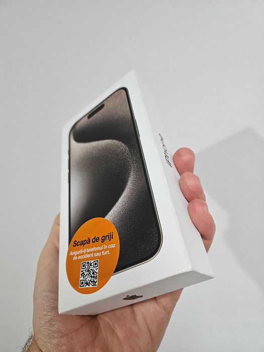 IPhone 15 Pro, 256 gb, neverlock, la cutie, Garantie.