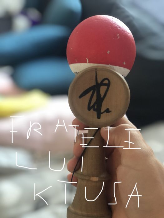 Kendama krom pop red sticky
