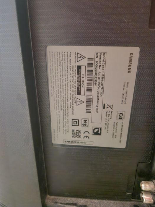 TV Samsung seria 8 defect