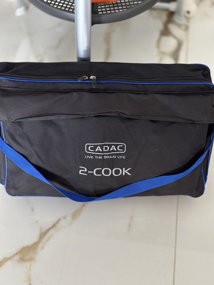 Aragaz CADAC Grill 2-Cook Pro Deluxe piezo, 2 plite, 50 mbar