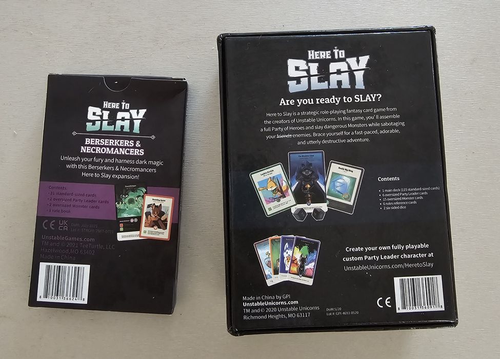 Here to slay board game