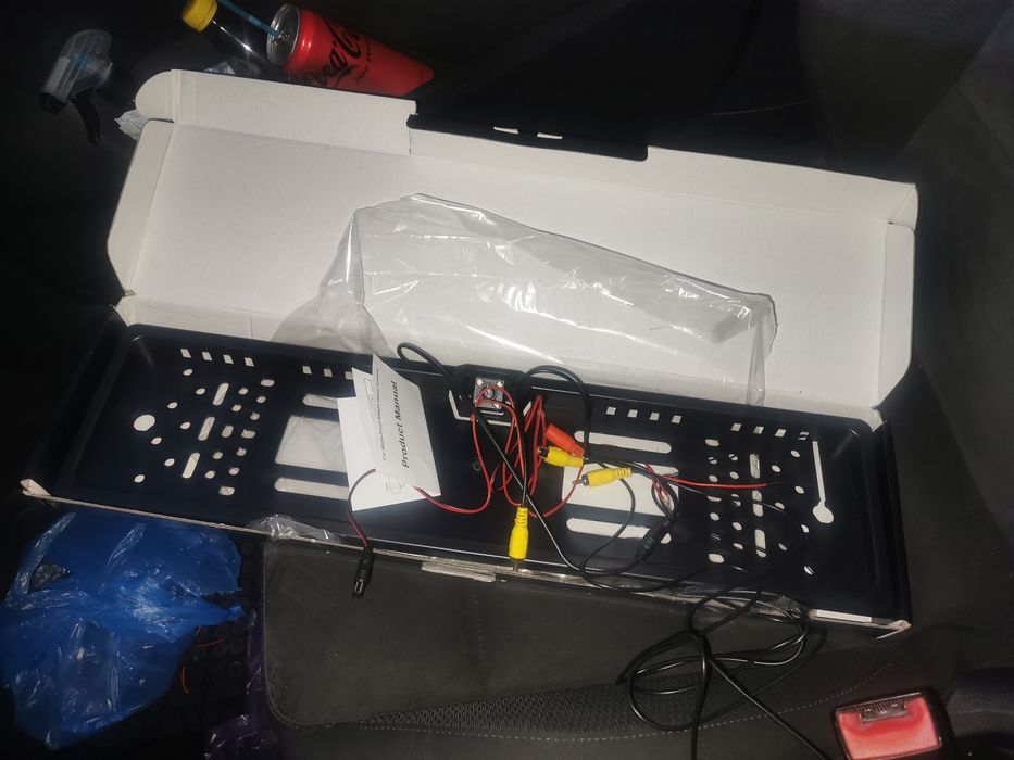 Camera marșarier suport numar