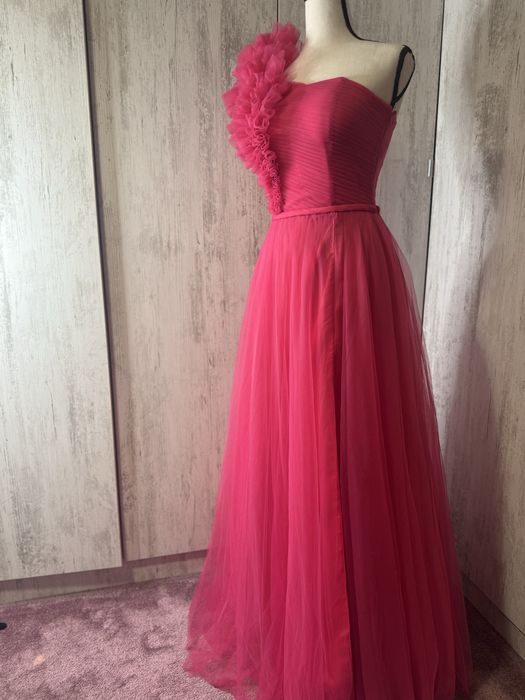 Rochie fuchsia elegantă – mărimea S – Nouă