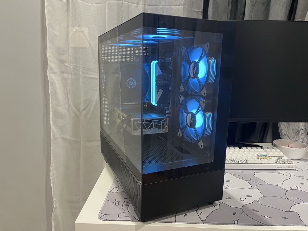 Геймърски компютър | Ryzen 5 5500 | RX 5700 XT | 32GB RAM | SSD NVMe