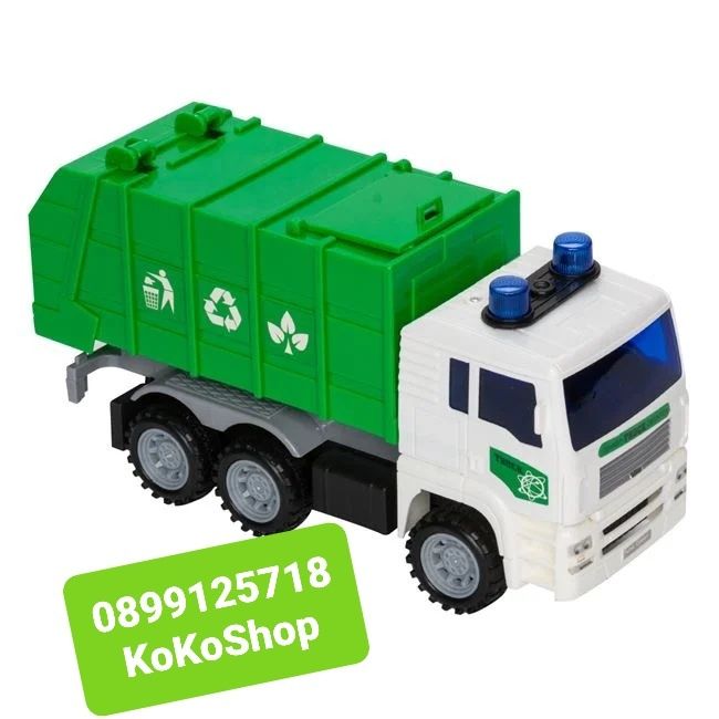 Детски боклукчийски камион със звук и светлини-27x9x12.5 см.