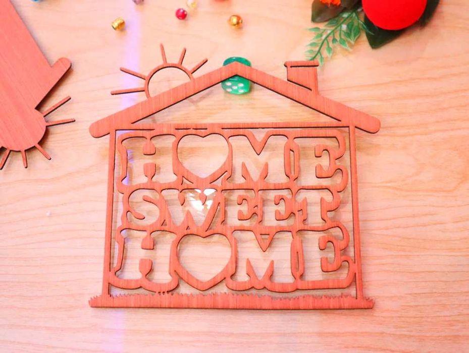 Декорация за дома - /Декоративно пано "Home Sweet Home"/Арт дизайн/
