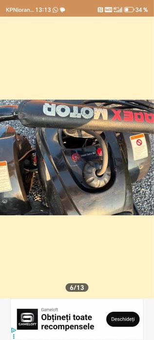 Atv 110cc 2timpi